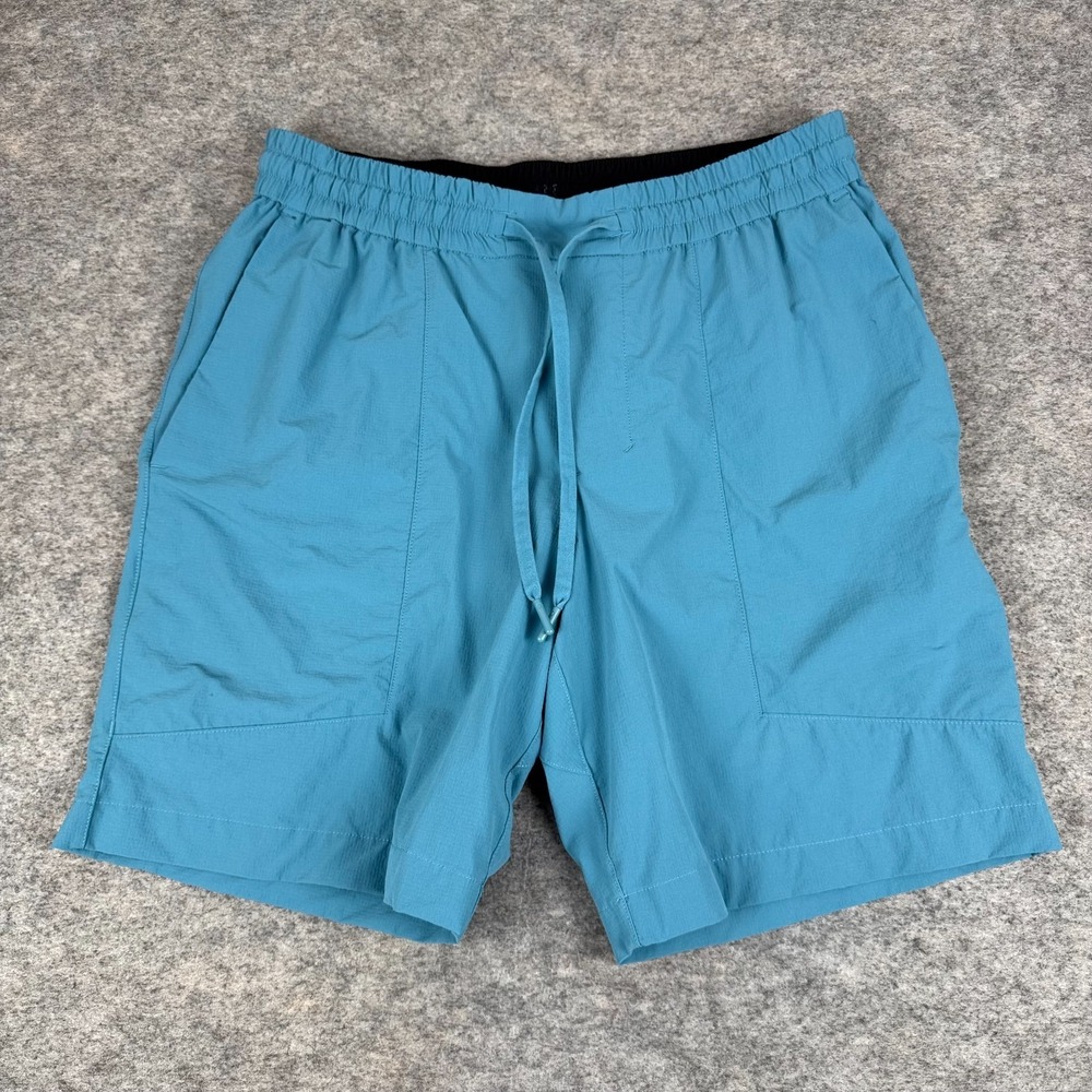 Lululemon Bowline Short 8" Ripstop Pockets‎ Blue Mens Large L